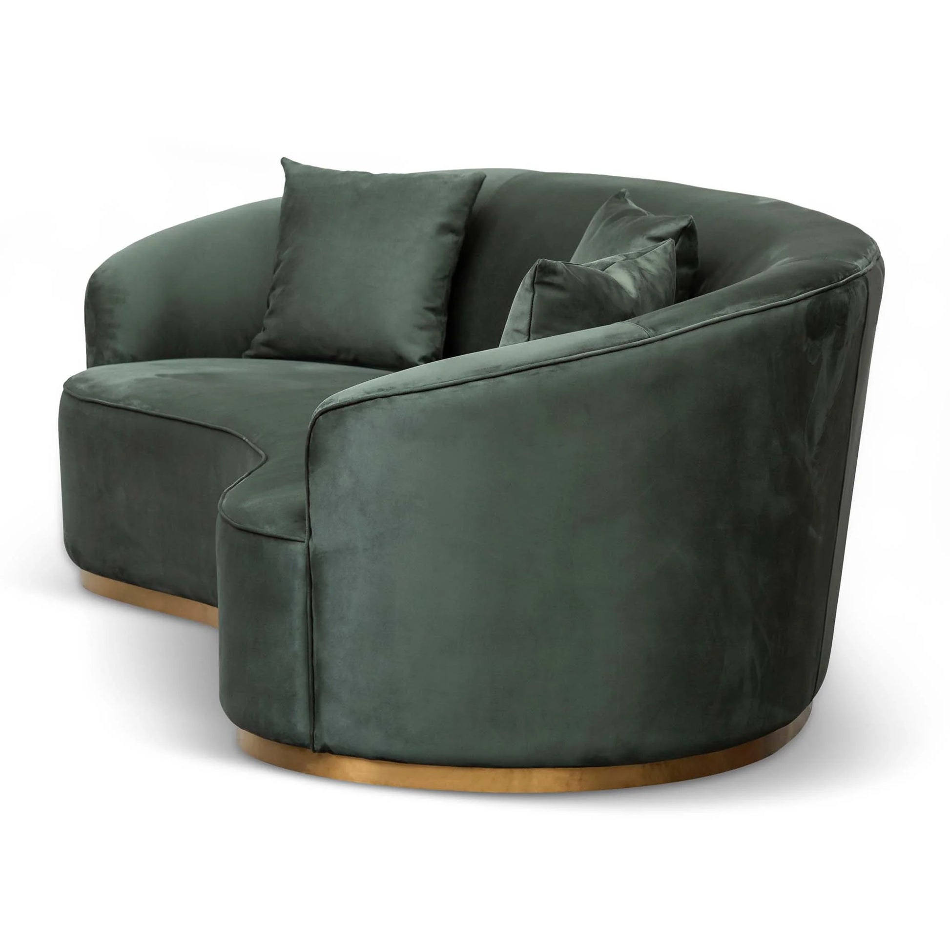 Sofie 3 Seater Sofa - Dark Green