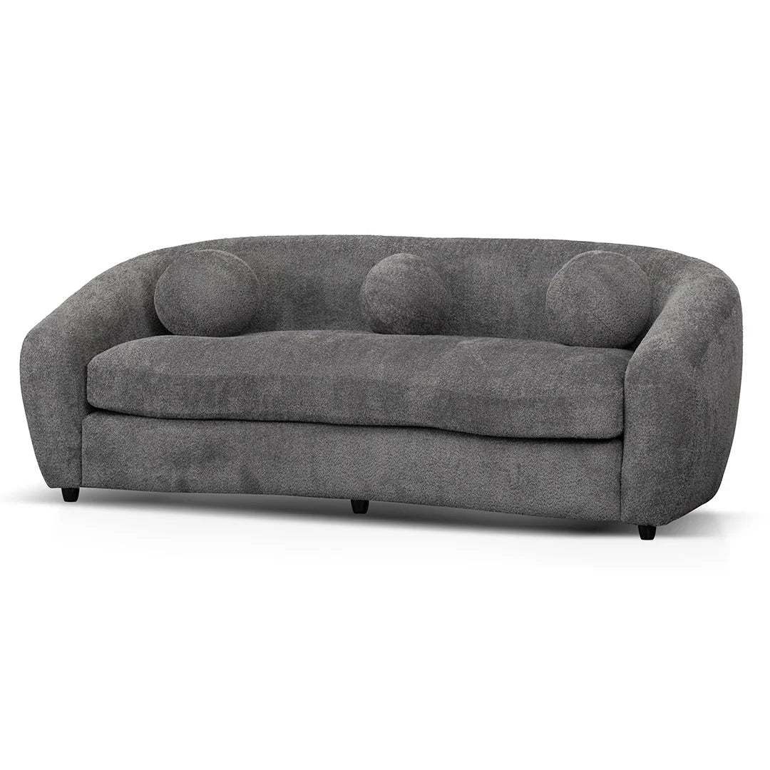 Cloud 3 Seater Fabric Sofa - Iron Grey