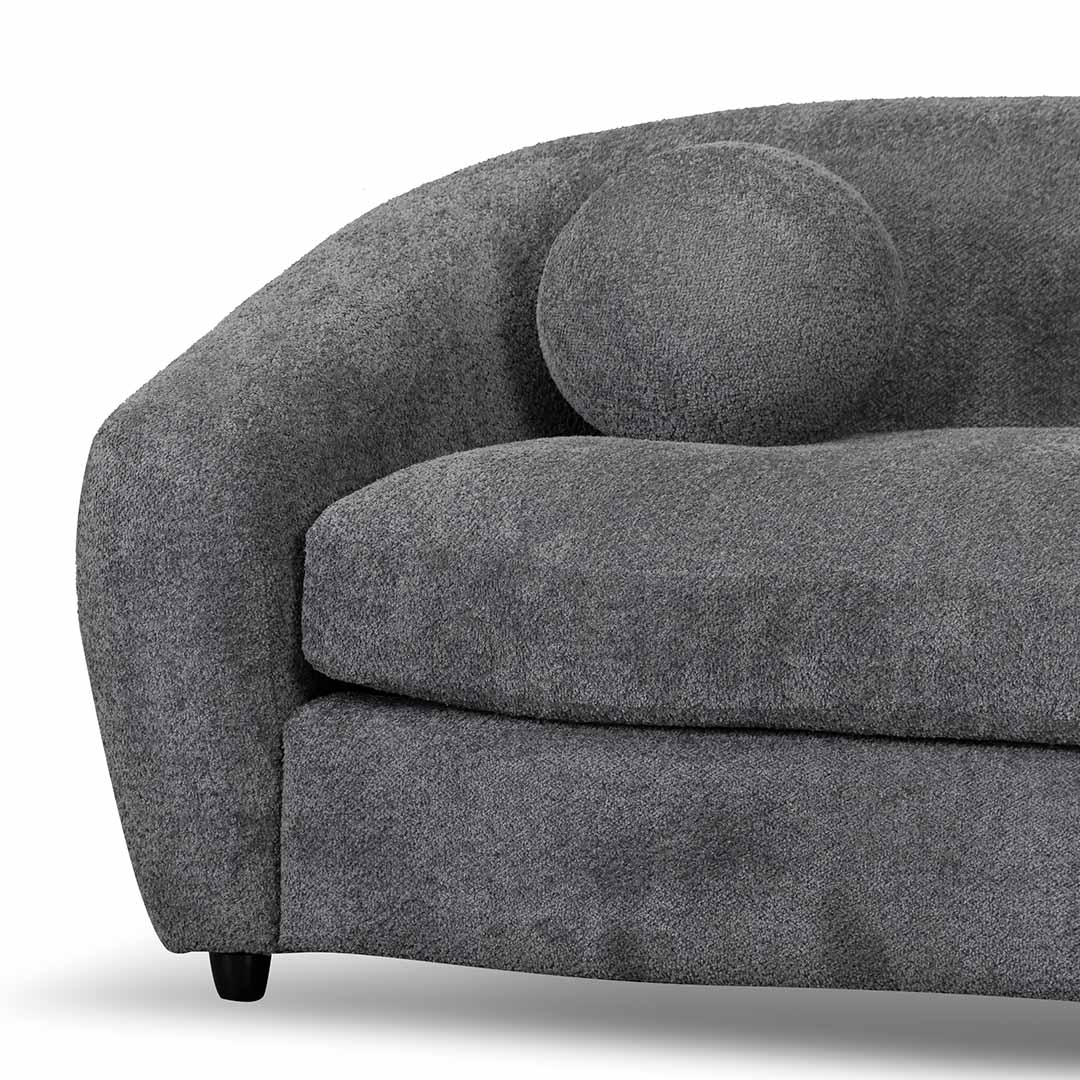 Cloud 3 Seater Fabric Sofa - Iron Grey