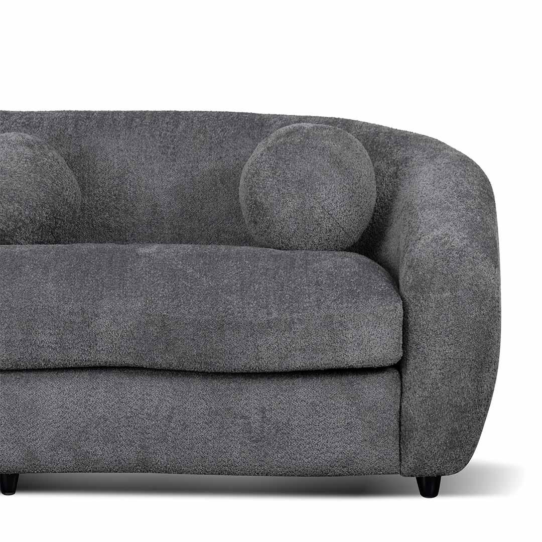 Cloud 3 Seater Fabric Sofa - Iron Grey