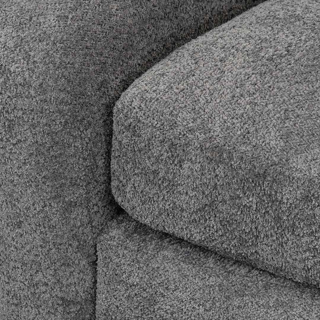 Cloud 3 Seater Fabric Sofa - Iron Grey