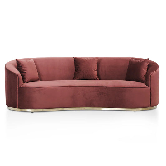 Sofie 3 Seater Sofa - Elegant Plum