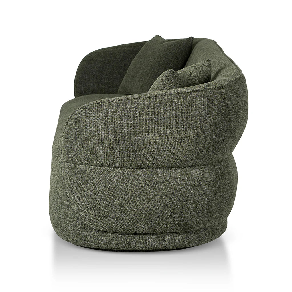 Lusaka 3 Seater Sofa - Moss Green