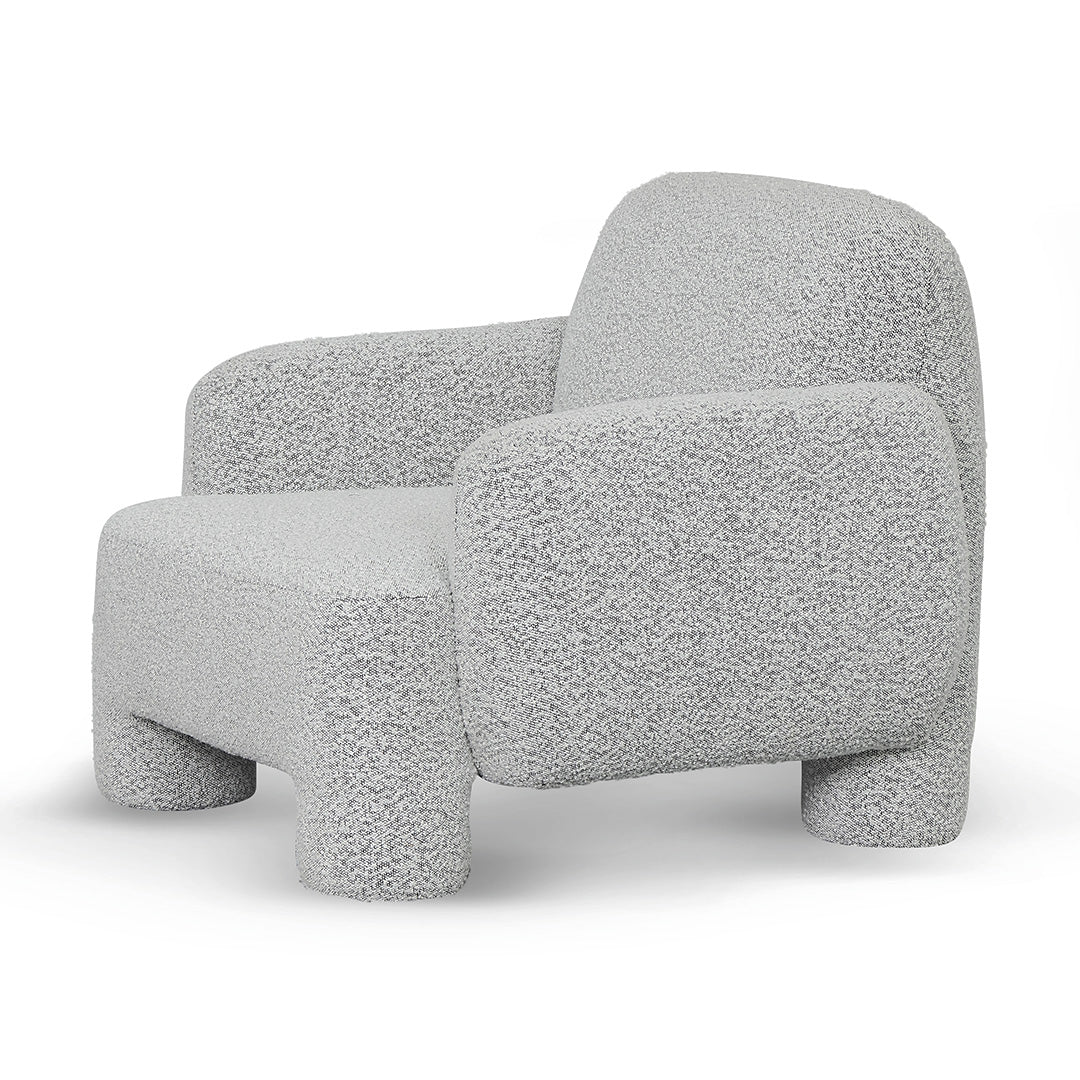 Nomad Armchair - Pepper Boucle