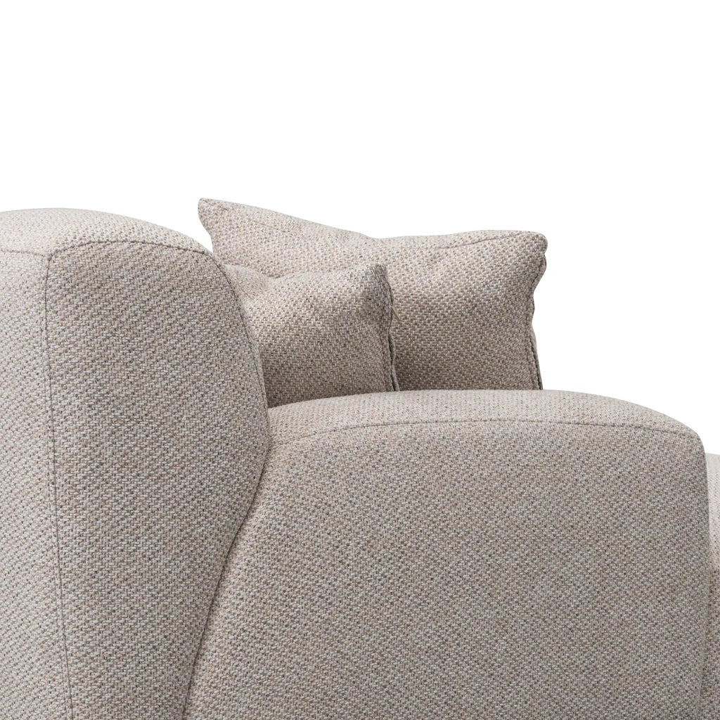 Justin 3 Seater Left Chaise Sofa - Sterling Sand