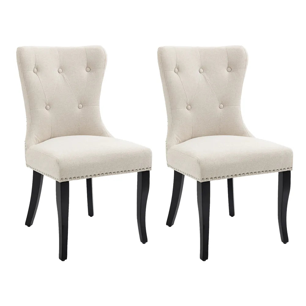 Lugarno Dining Chairs Set of 2 - Natural