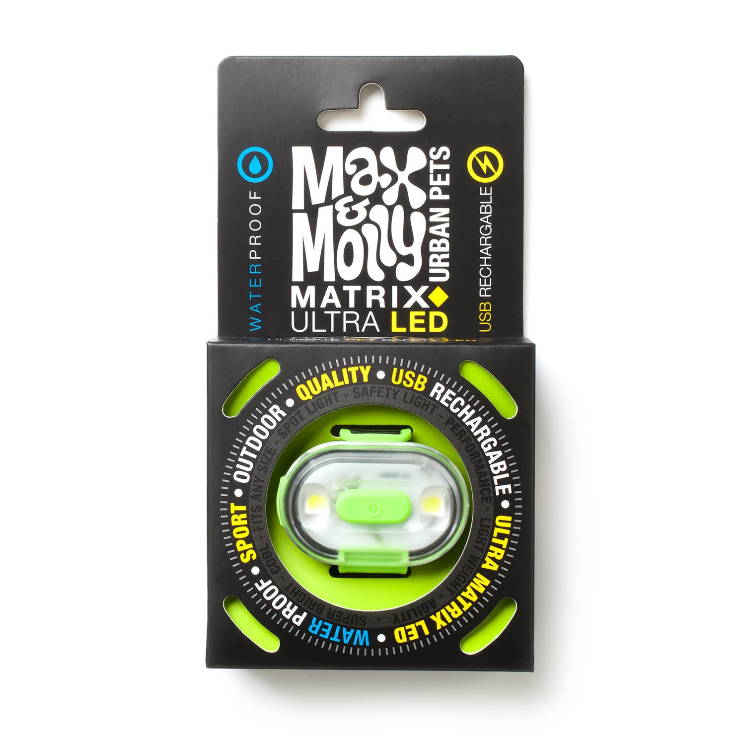 Max & Molly Matrix Ultra LED Harness/Collar Safety Light