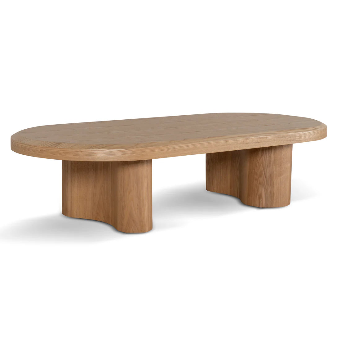 ZenNordic Black Coffee Table - Natural