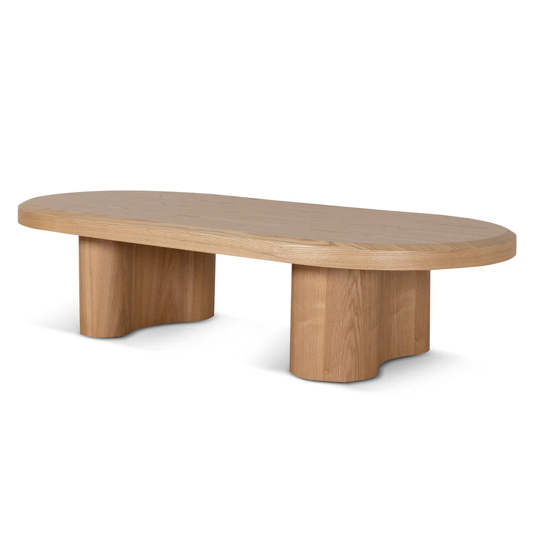 ZenNordic Black Coffee Table - Natural