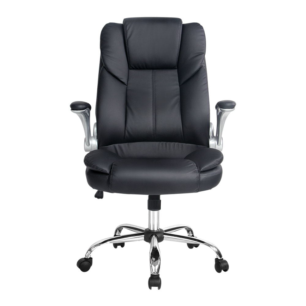 Micael Executive Office Chair Leather - Black