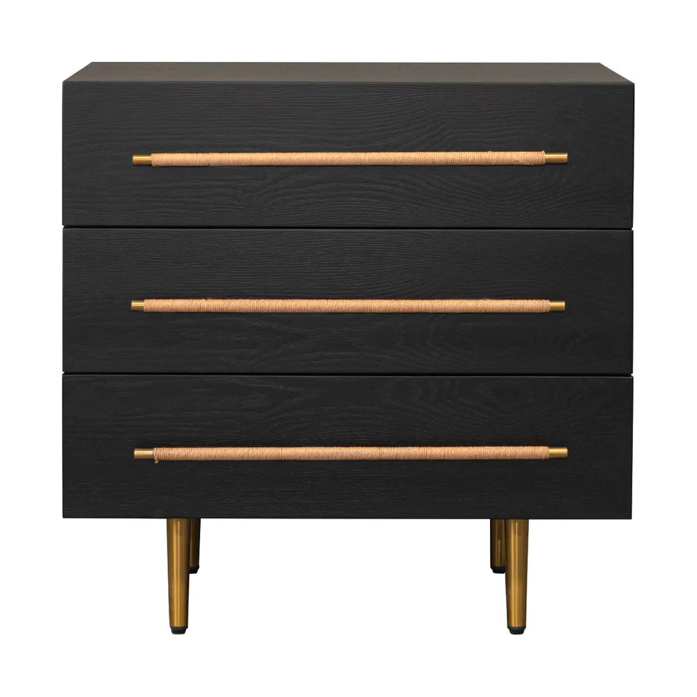 Retreat Bedside Table - Black