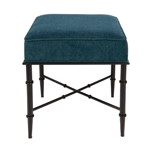 Hacienda Stool - Teal Chenille