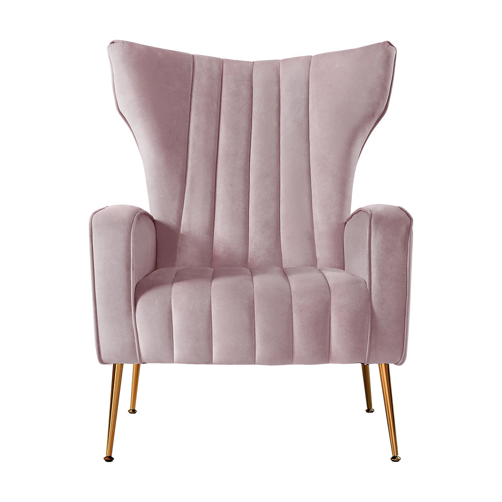 Kate Accent Velvet Armchair -