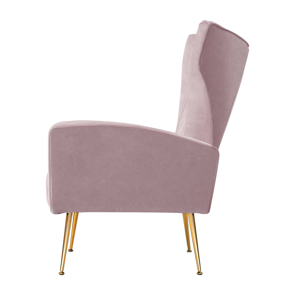 Kate Accent Velvet Armchair -