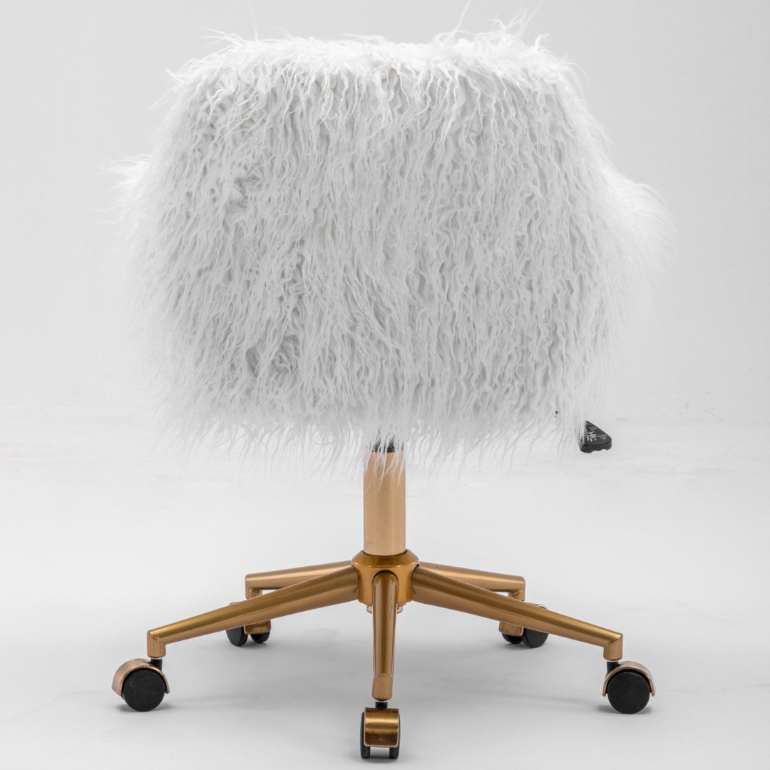 Modern Fluffy Swivel Office Chair 