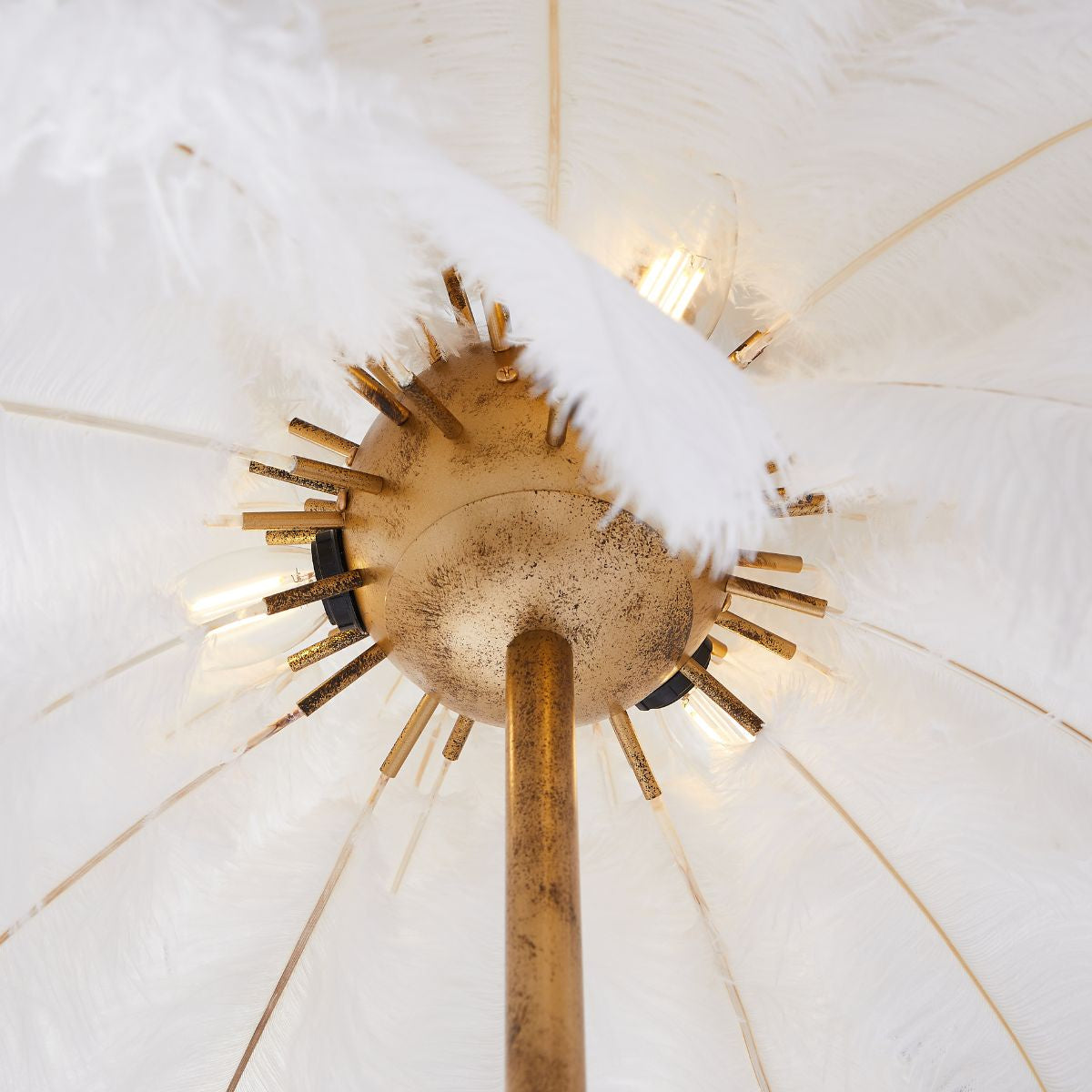 Madison Feathered Floor Lamp