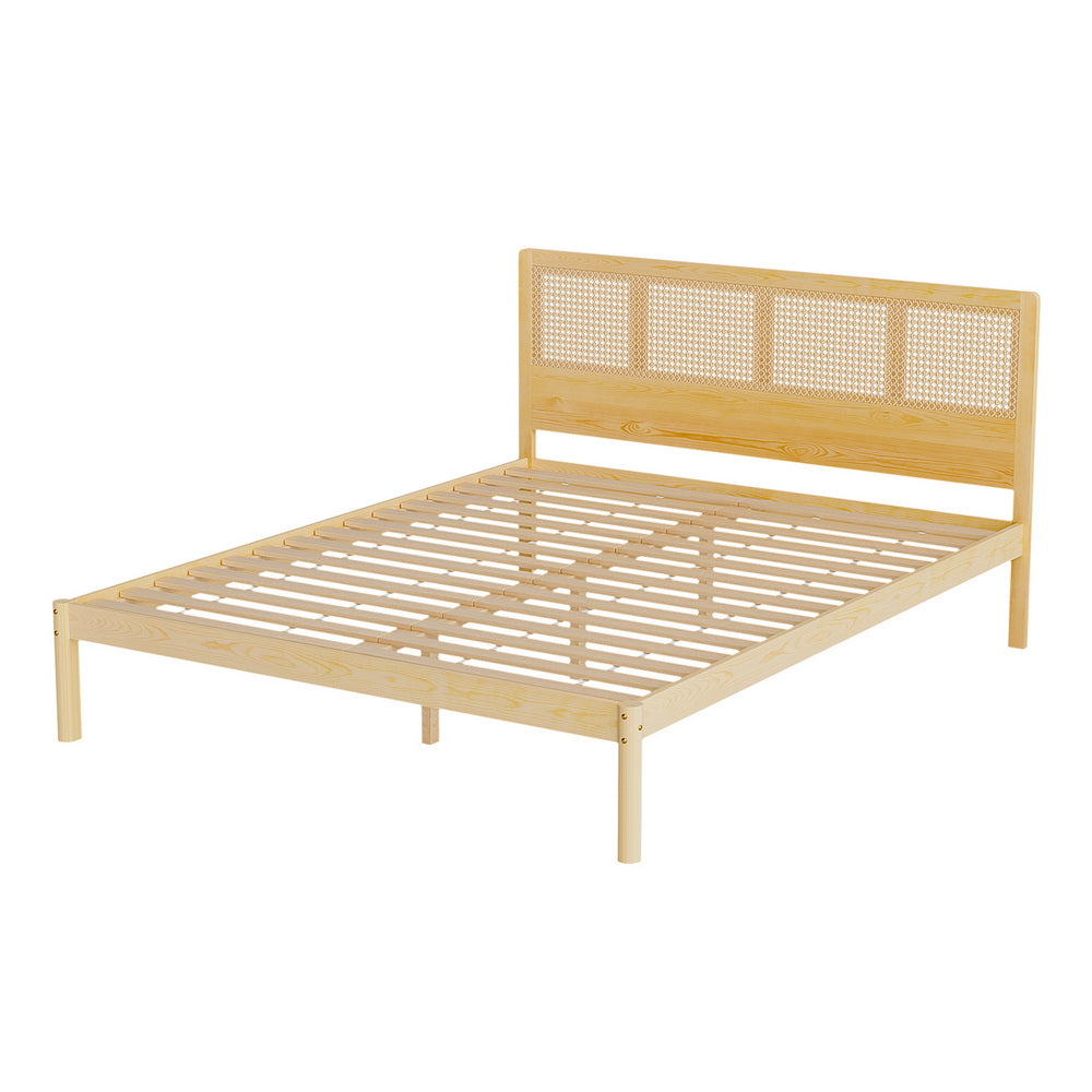 Rita Queen Rattan Bed Frame