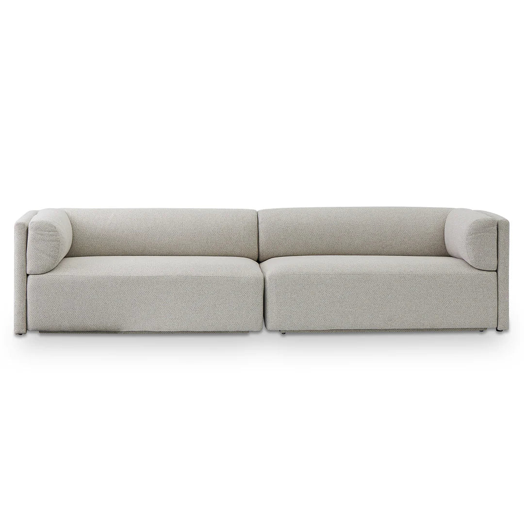 Zeus 4 Seater Fabric Sofa - Sterling Sand