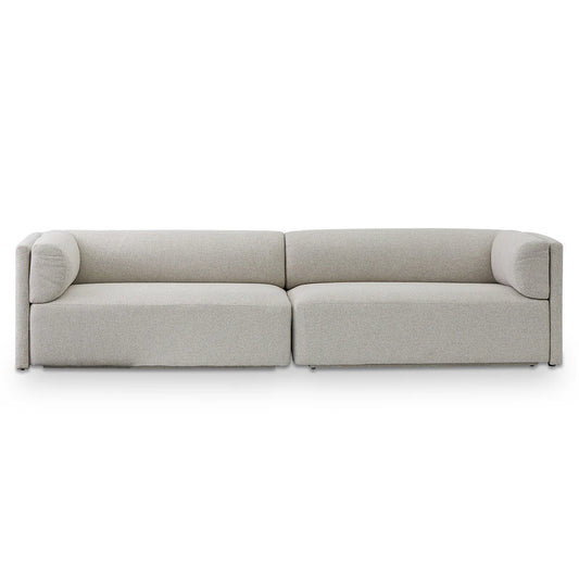 Zeus 4 Seater Fabric Sofa - Sterling Sand