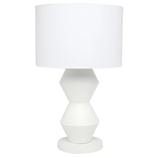 Abstract Table Lamp - White