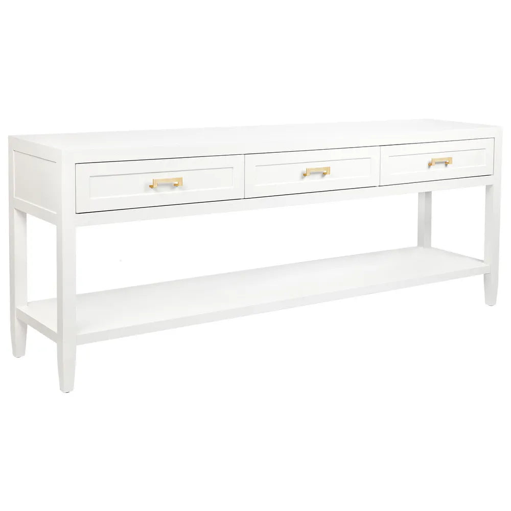 Soloman Console Table - Large White