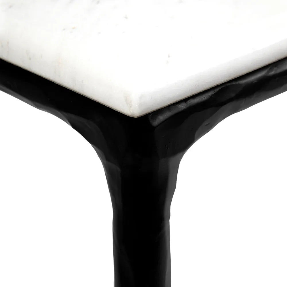 Heston Marble Console Table - Large Black