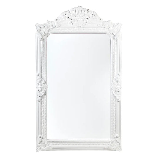 Elizabeth Floor Mirror - White