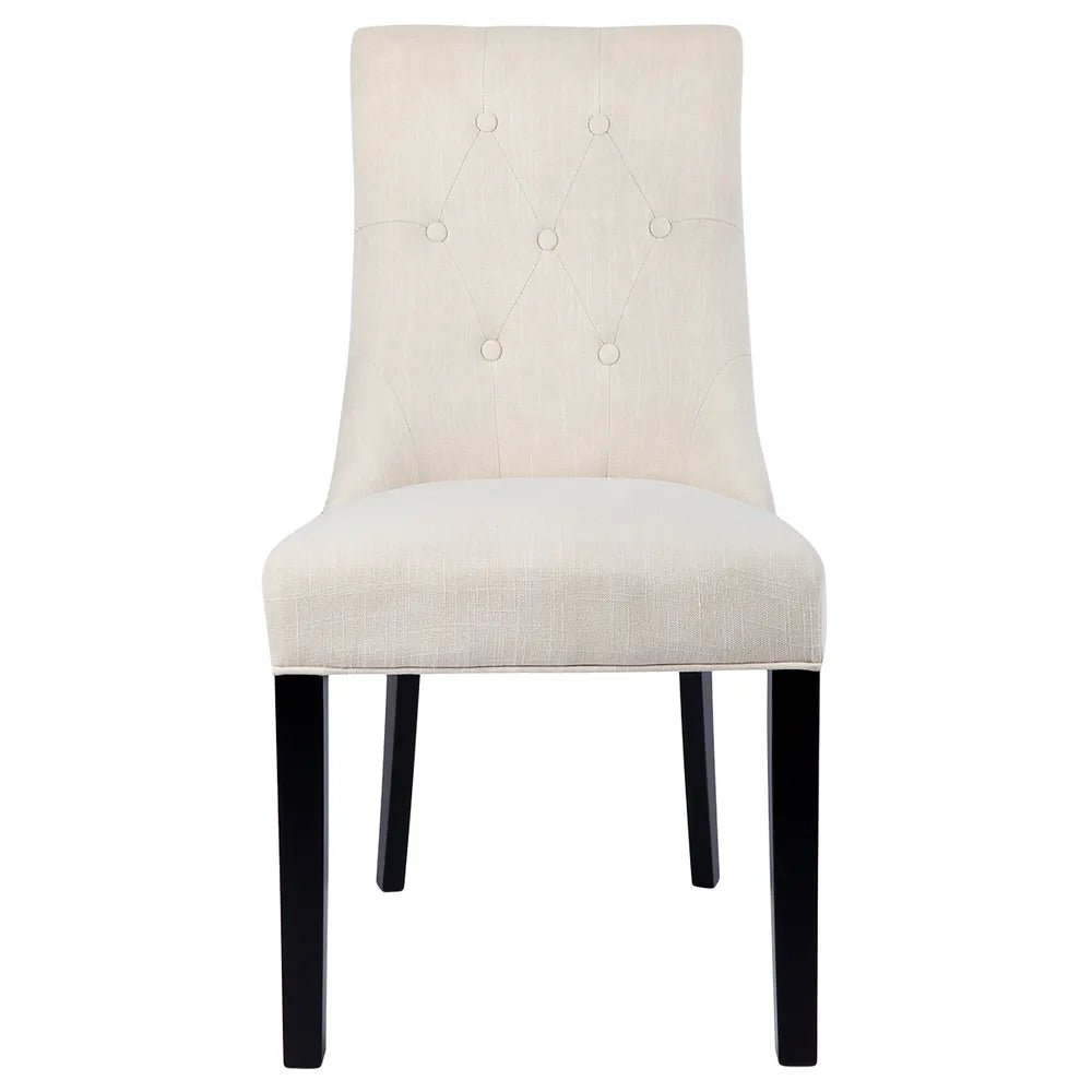 London Dining Chair Set of 2 - Natural Linen