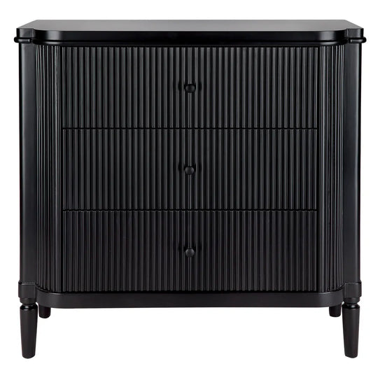 Arielle 3 Drawer Chest - Black