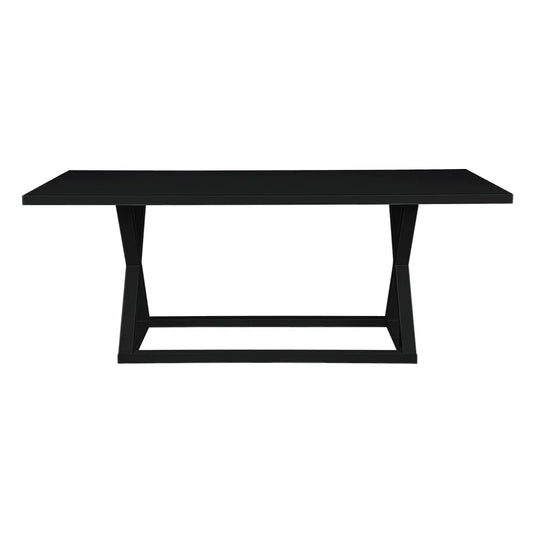 Deccan Rectangle Dining Table - 1.6m Black