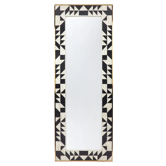 Huxley Bone Inlay Floor Mirror