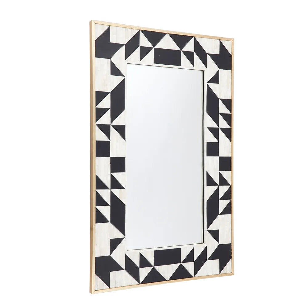 Huxley Bone Inlay Wall Mirror