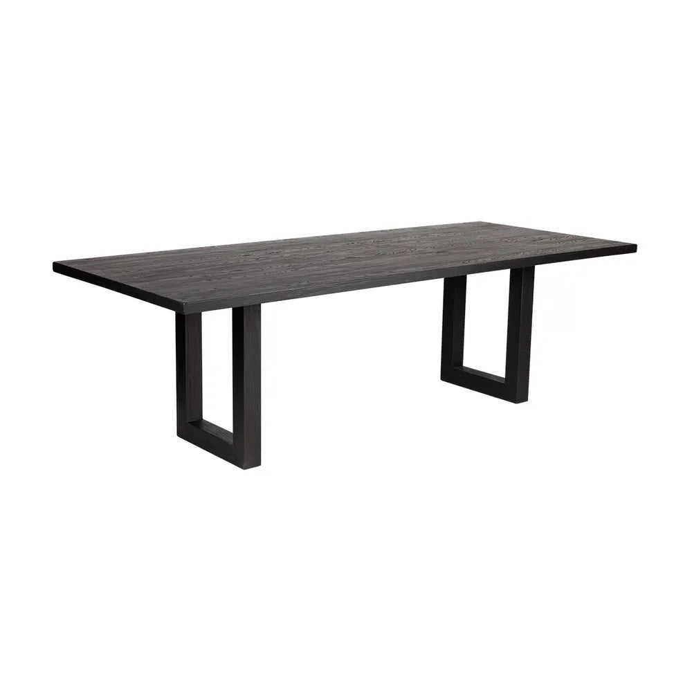 Leeton Dining Table - 2.4m Black -