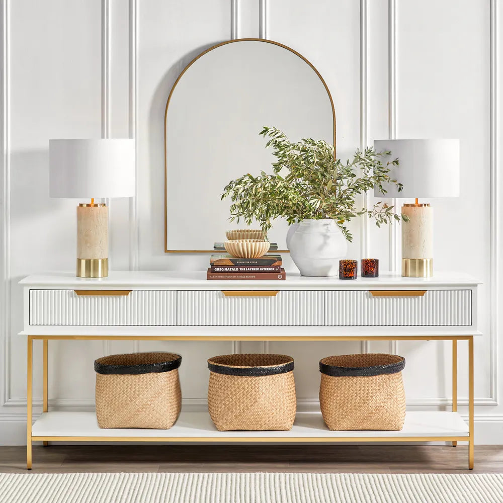 Aimee Console Table - Large White