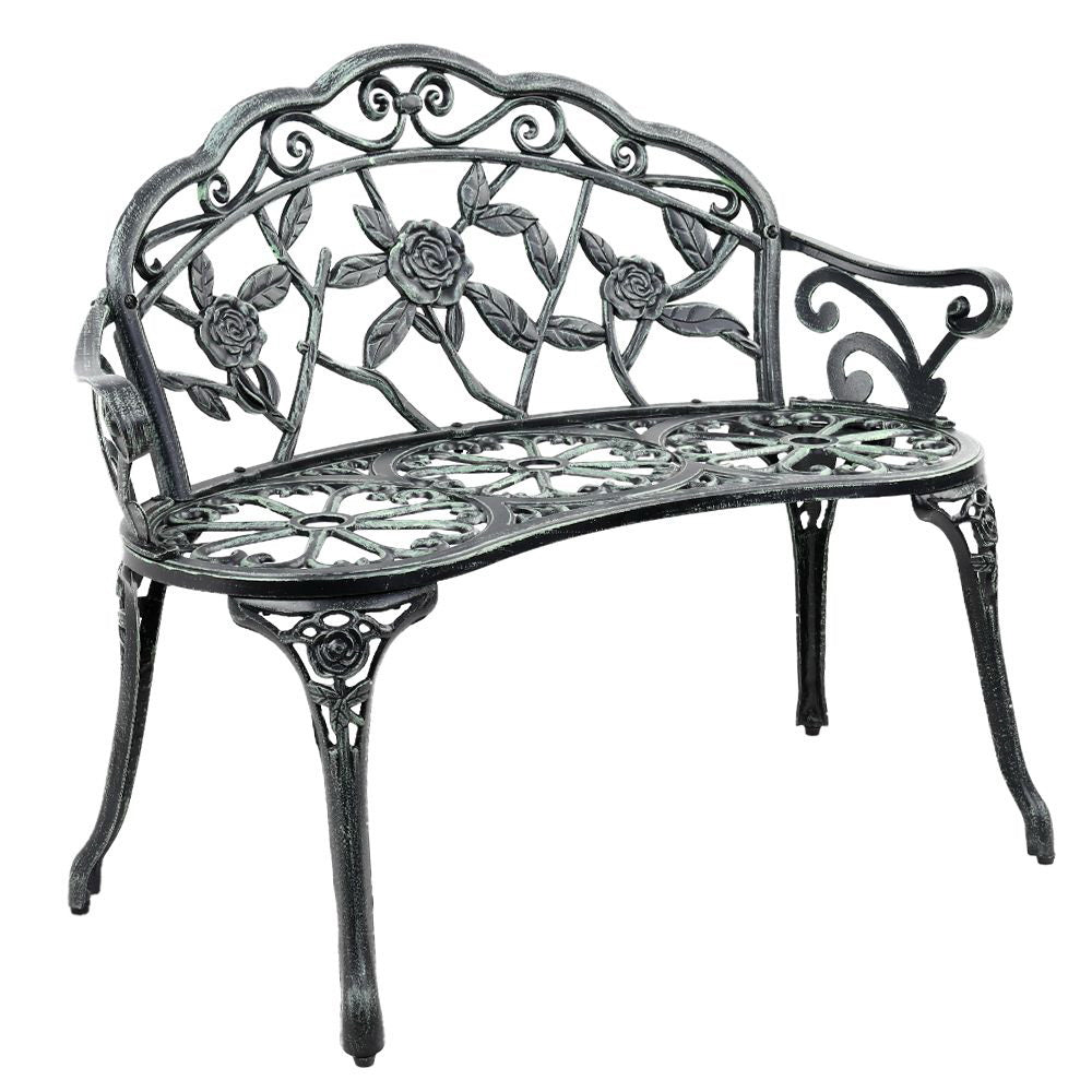 Victorian Garden Bench Green