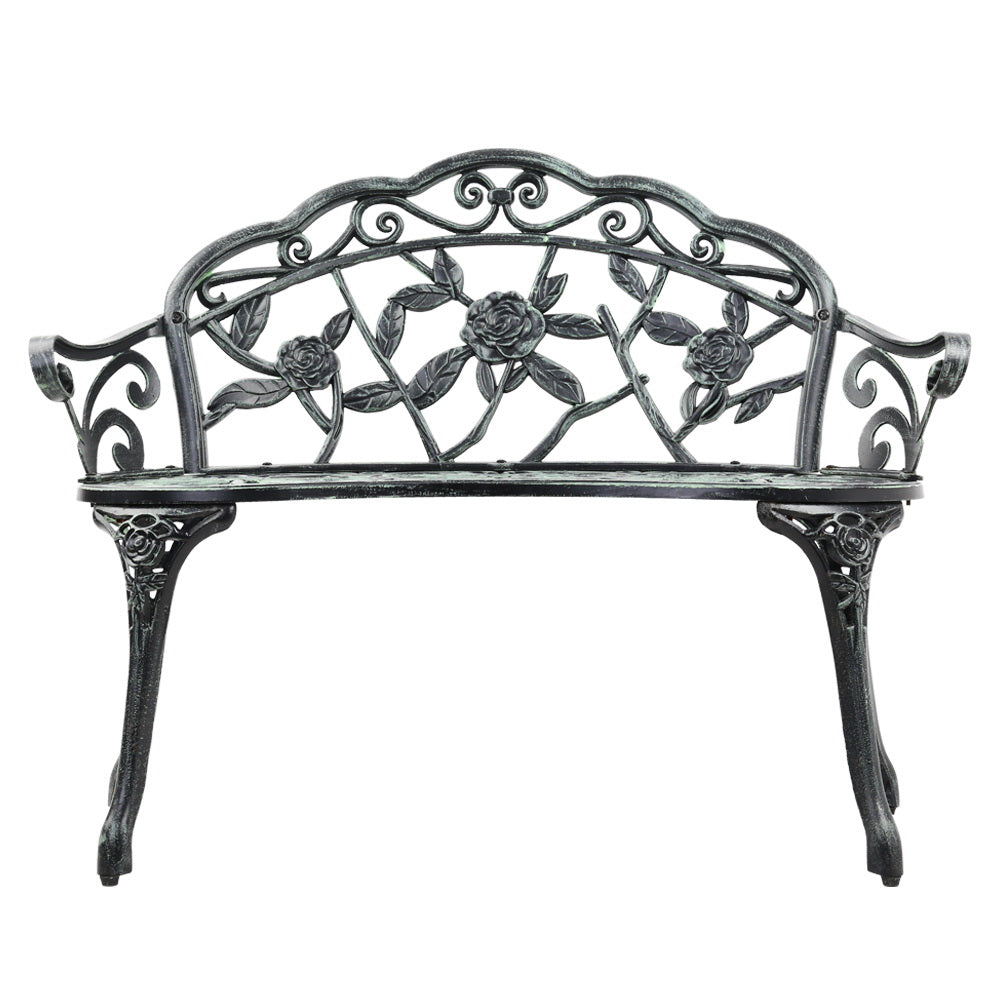 Victorian Garden Bench Green