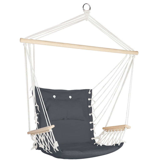 Grey Hammock Swing Chair Only With Pillow