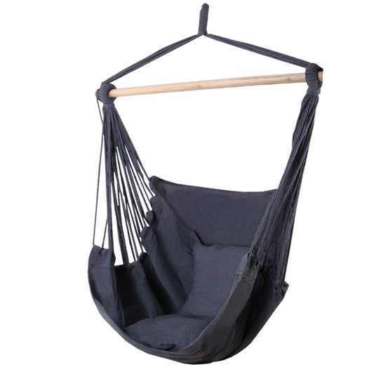 Dark Grey Hammock Swing Chair Only With Pillow