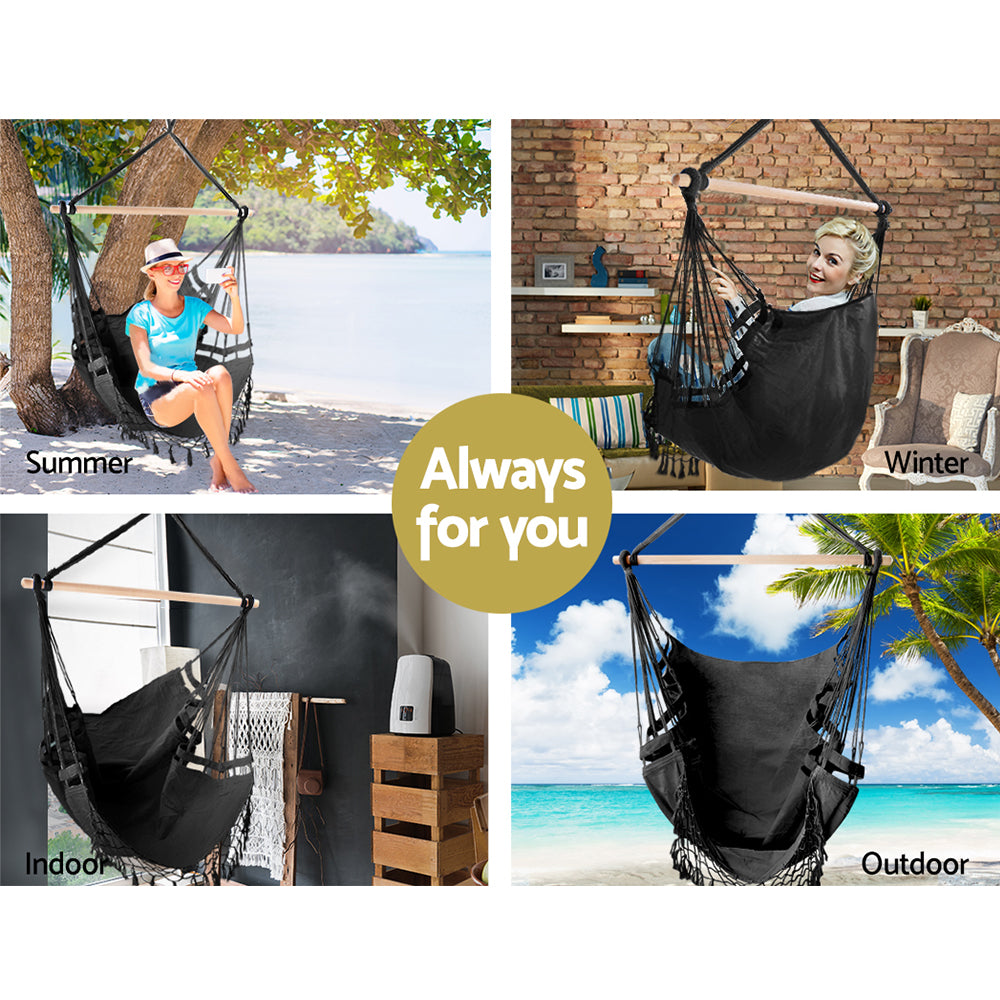 Grey Hammock Swing Chair Only