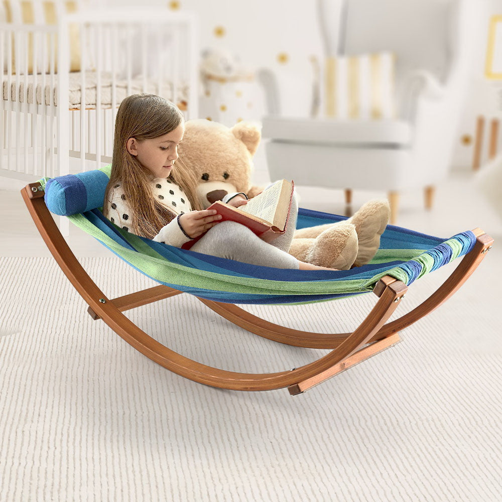 Kids Hammock Swing Bed with Pillow