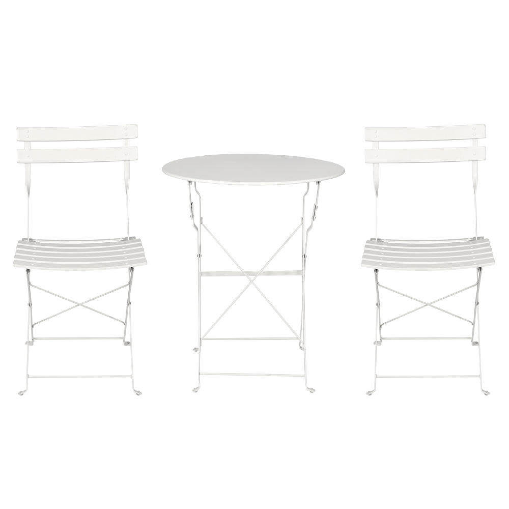 3 PC Outdoor Bistro Table and Chairs Set