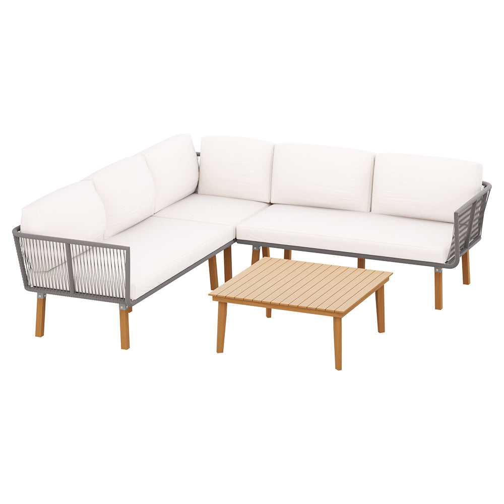 Lacrina 4pcs Outdoor Lounge Setting