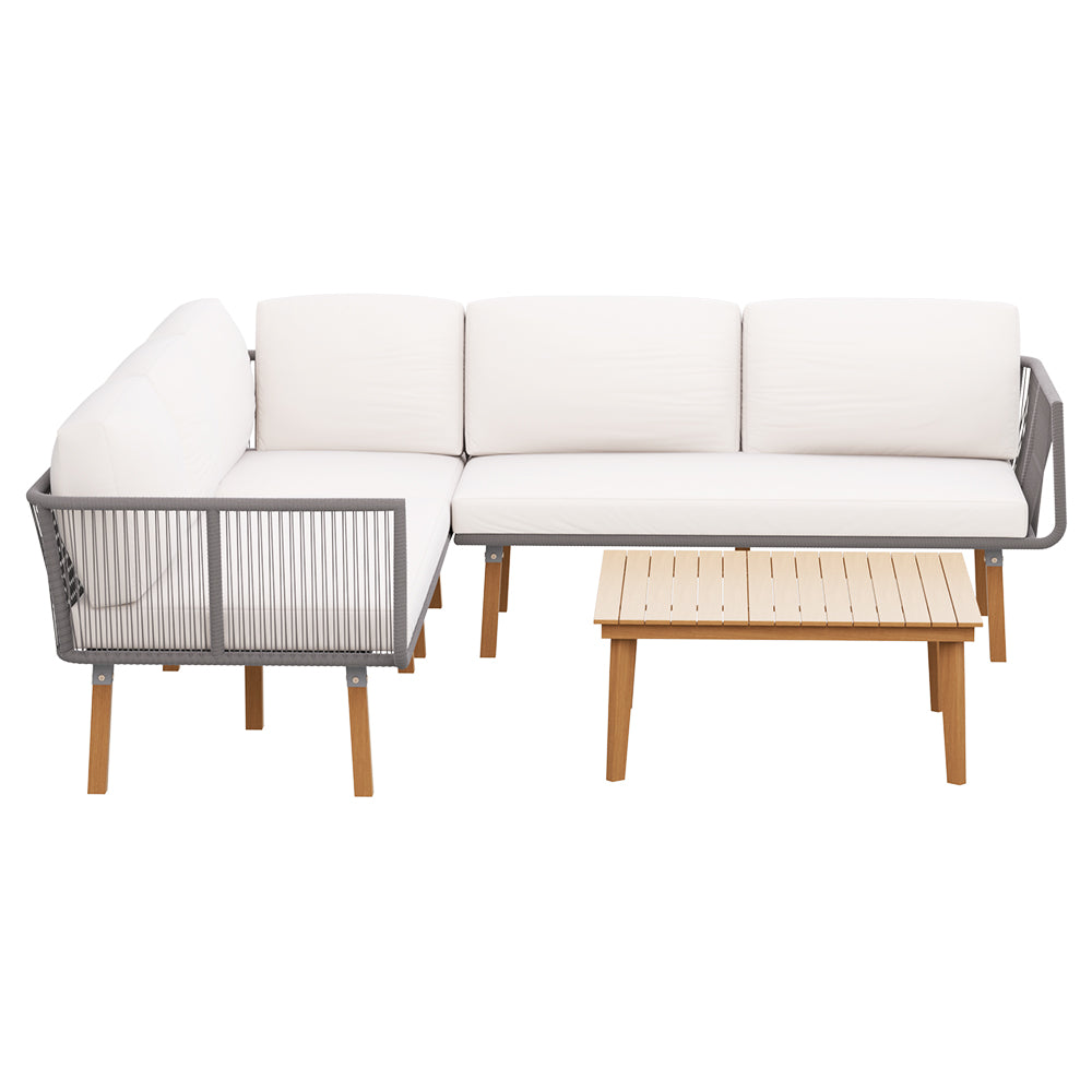 Lacrina 4pcs Outdoor Lounge Setting