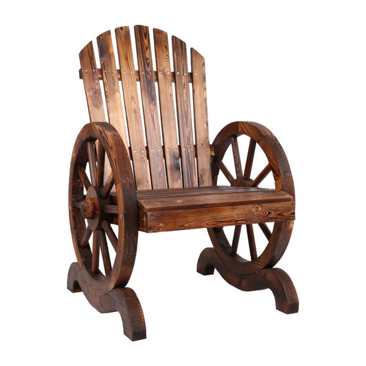 Single Wooden Wagon Chair