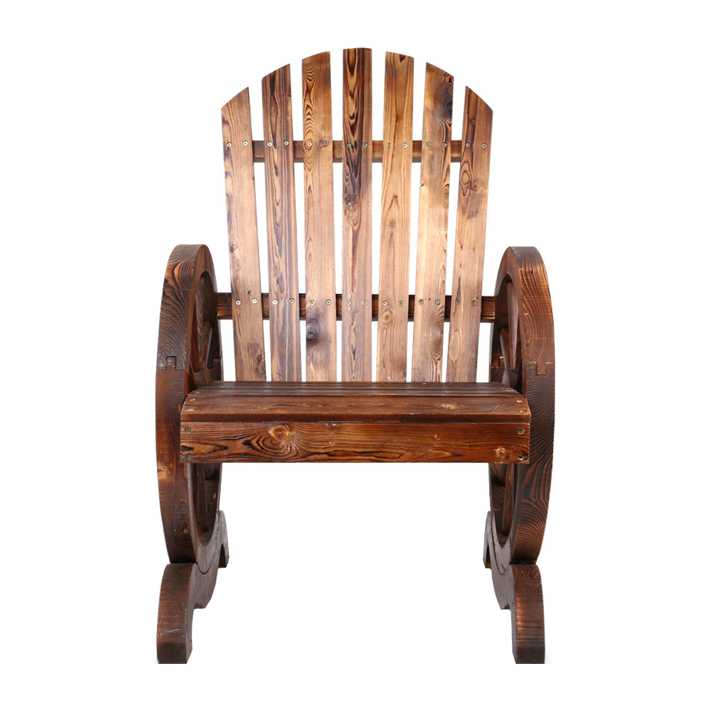 Single Wooden Wagon Chair