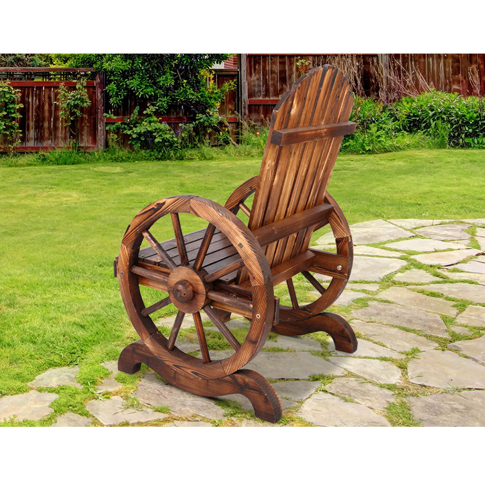 Single Wooden Wagon Chair