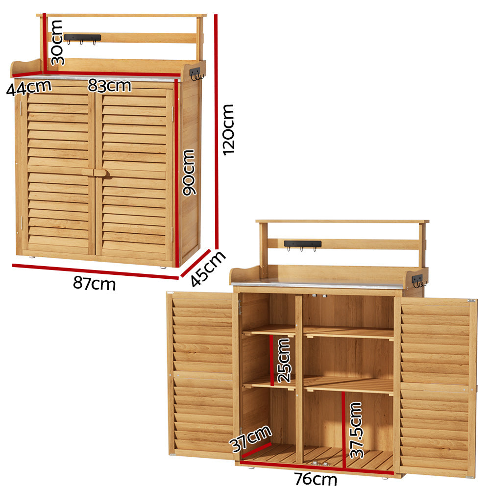 Outdoor Garden Stall Cabinet